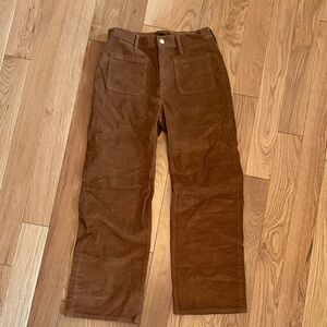 J. Crew Corduroy Pants in Rich Brown